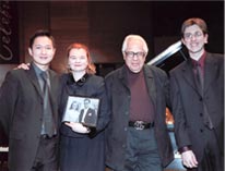 Wonny Song, Lydia, Gary Graffman, and Andrew Staupe